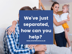 We've just separated
